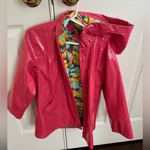 Pink raincoat